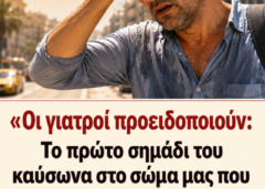 Οι γιατροί προειδοποιούν: Το πρώτο σημάδι θερμοπληξίας που πολλοί περνούν για απλή κούραση