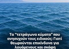 Τα «τετράγωνα κύματα» που ανησυχούν τους ειδικούς: Γιατί θεωρούνται επικίνδυνα για λουόμενους και σκάφη