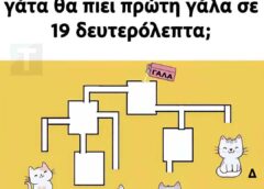 Mπορείτε να βρείτε ποıα γάτα θα πıει πρώτη γάλα σε 19 δευτερóλεπτα;
